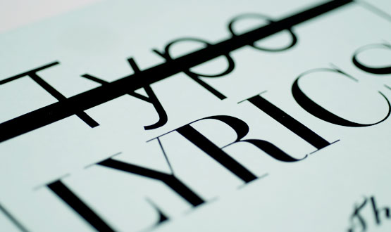 TypoLyrics – The Sound of Fonts 